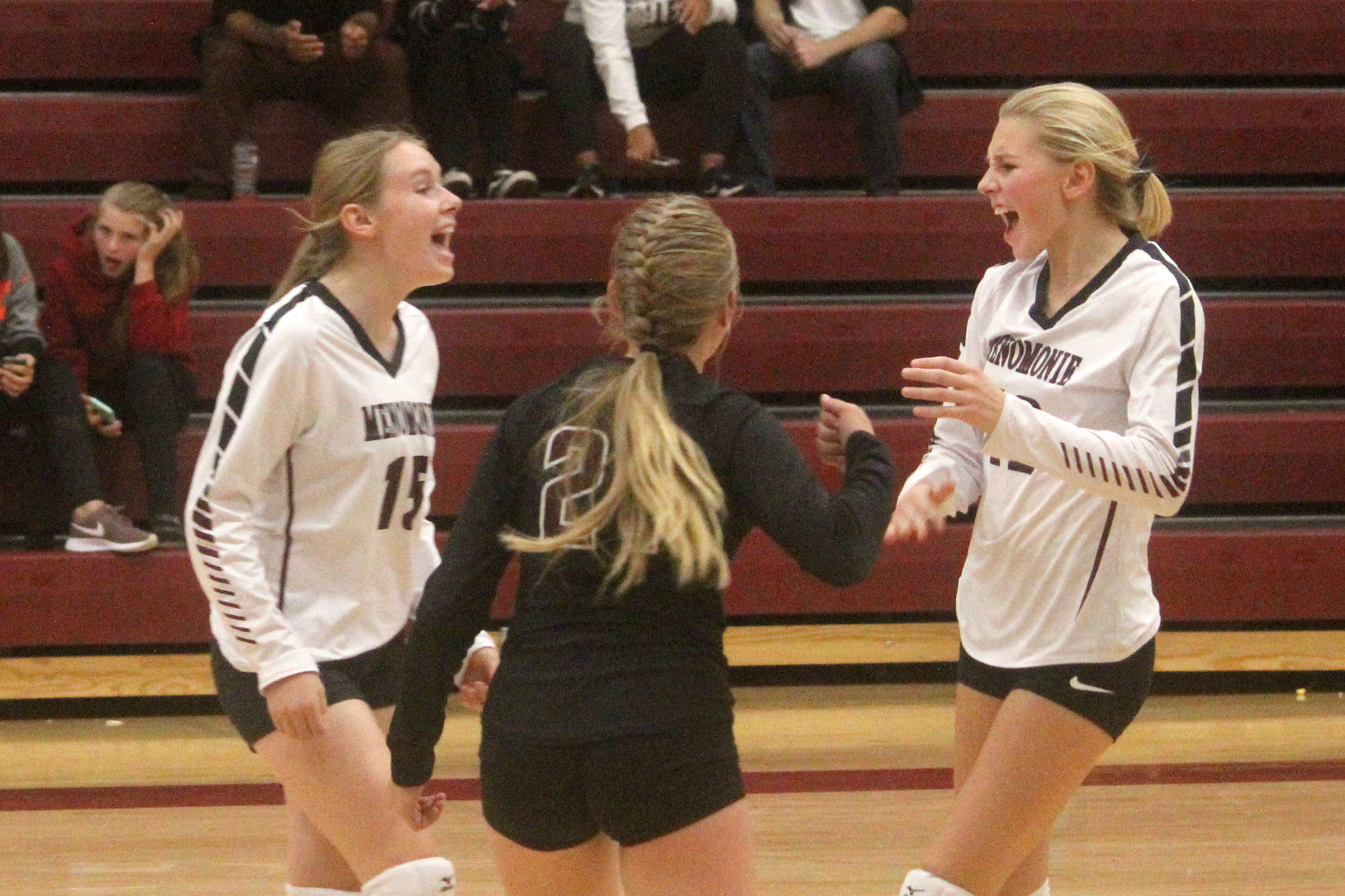 Chippewa Falls at Menomonie volleyball 9-12-19